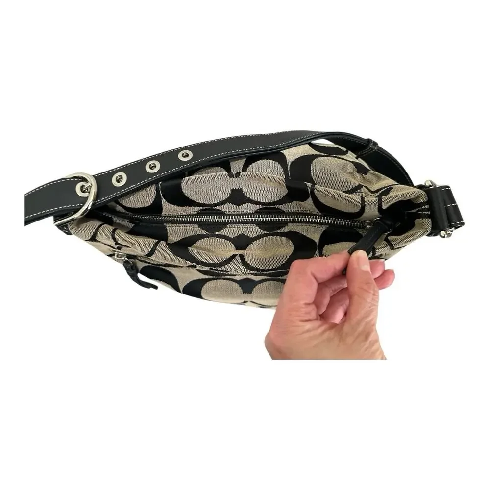Coach Signature Duffle Hobo Bag (Mode! F15067)